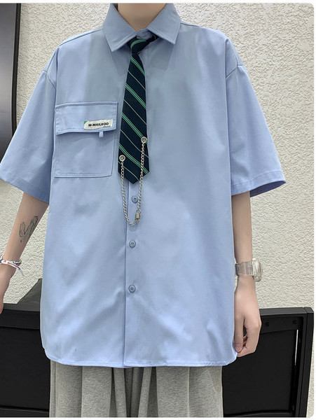 Meeste vabaaja särk lipsuga