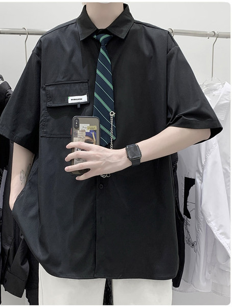 Meeste vabaaja särk lipsuga