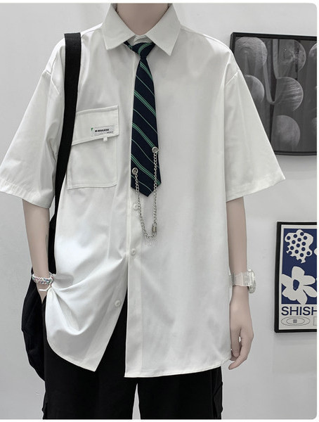 Meeste vabaaja särk lipsuga