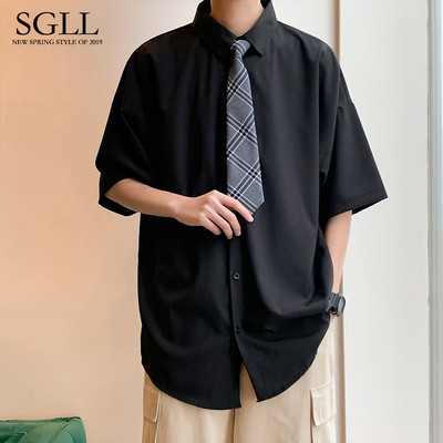 Ανδρικό πουκάμισο σε δύο χρώματα