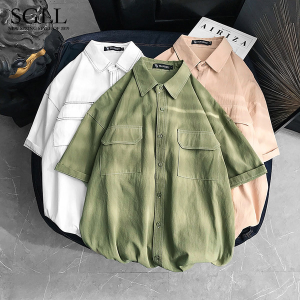 Uue mudeli taskuga meeste särk kolmes värvitoonis