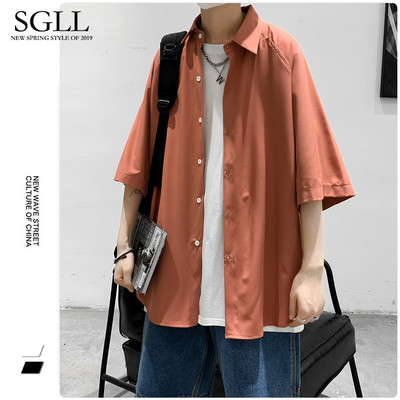 Meeste vabaaja särk – 3/4 varrukatega