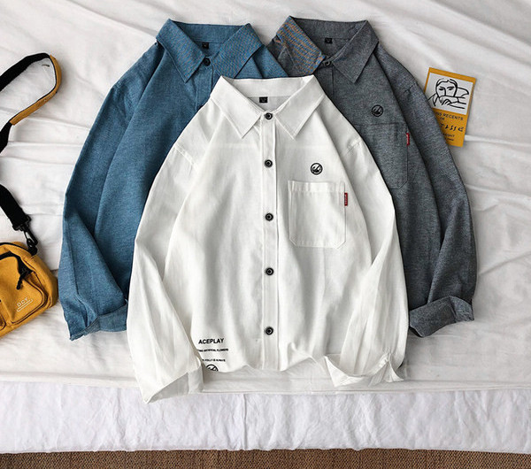 Laisvalaikio vyriški marškinėliai ilgomis rankovėmis