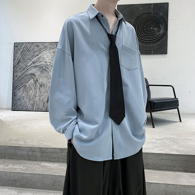 Ανδρικό πουκάμισο με τσέπη σε διάφορα χρώματα