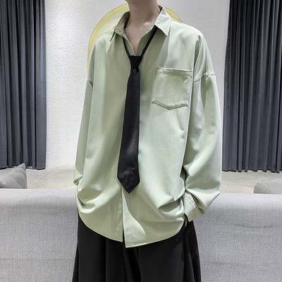 Ανδρικό πουκάμισο με τσέπη σε διάφορα χρώματα