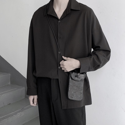 Széles férfi ing klasszikus gallérral - három színben