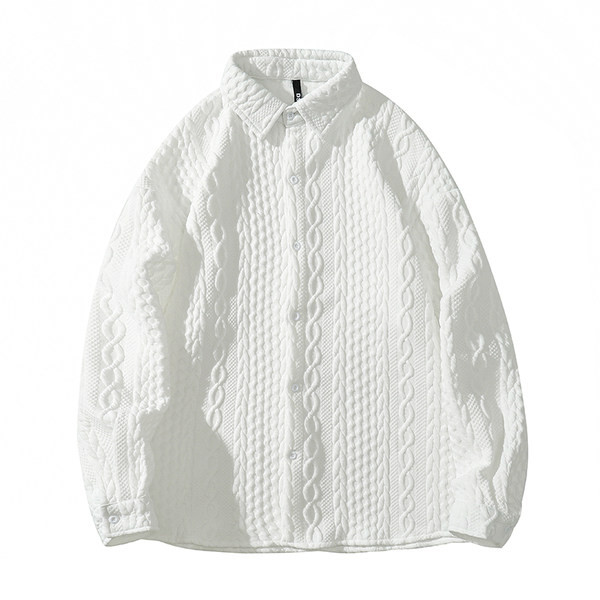 Meeste kaasaegne soliidne särk klassikalise krae ja nööpidega