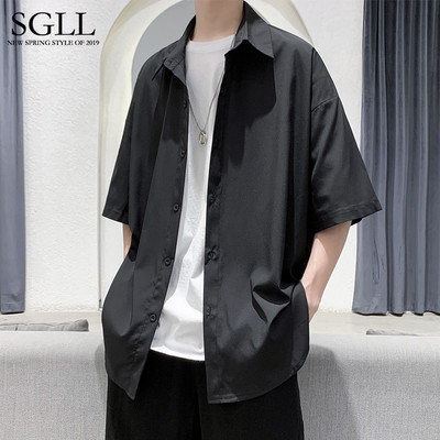 Új modell férfi tiszta ing, hosszú, 3/4 ujjú