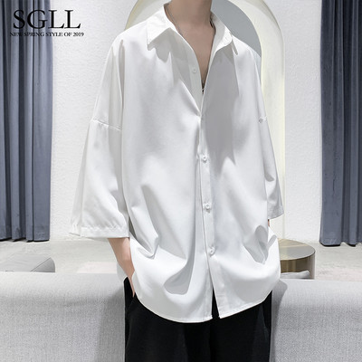 Új modell férfi tiszta ing, hosszú, 3/4 ujjú