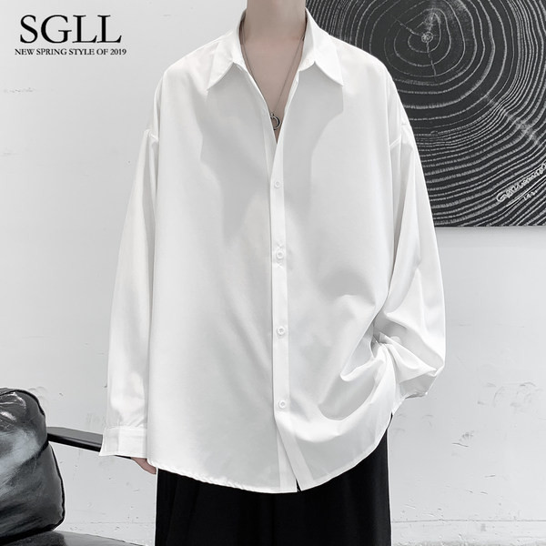 Új modell férfi tiszta ing, hosszú, 3/4 ujjú