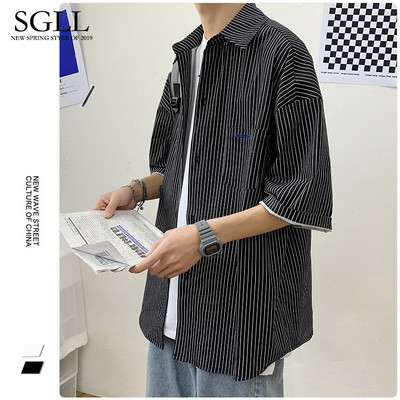 Vyriški laisvalaikio marškinėliai – dryžuoti