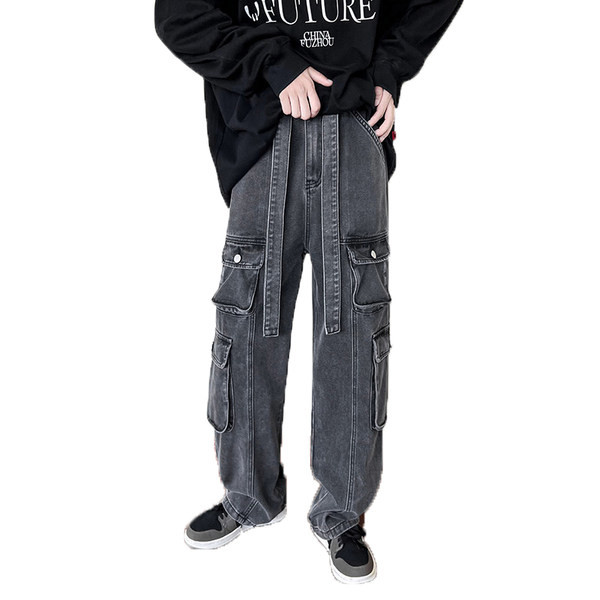 Naujo modelio vyriški džinsai su šoninėmis kišenėmis