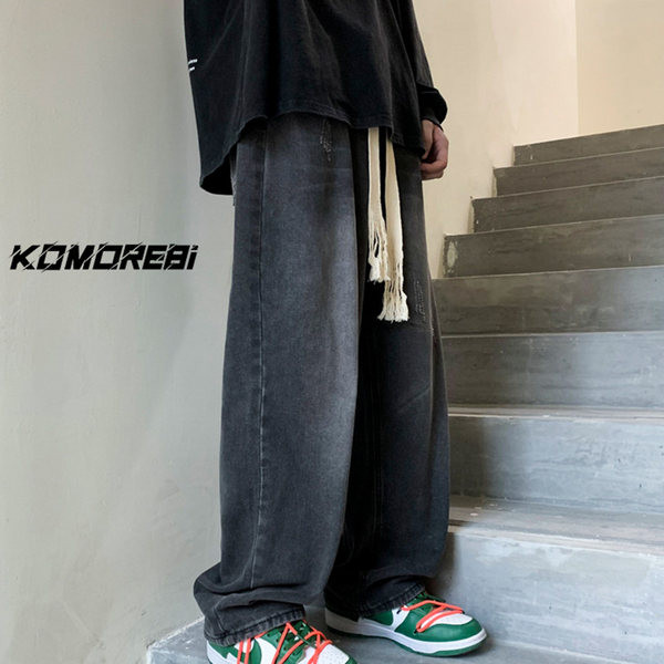 Kahes värvitoonis meeste lahtised teksad