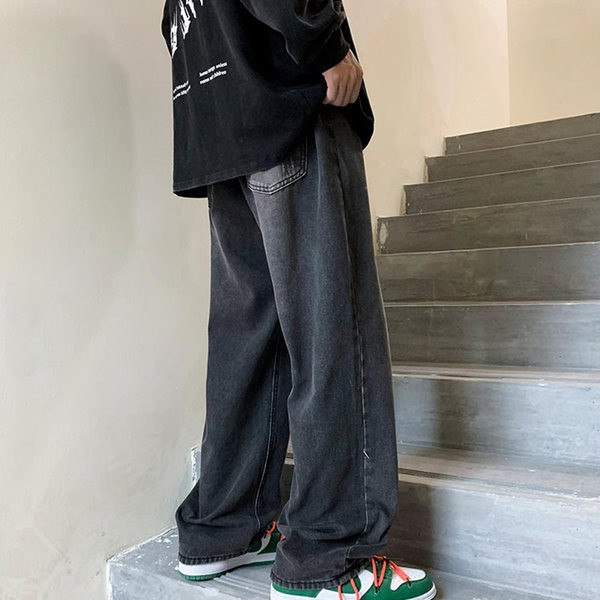 Kahes värvitoonis meeste lahtised teksad