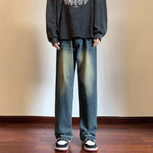 Ανδρικό ανοιξιάτικο τζιν ίσιο μοντέλο με τσέπη