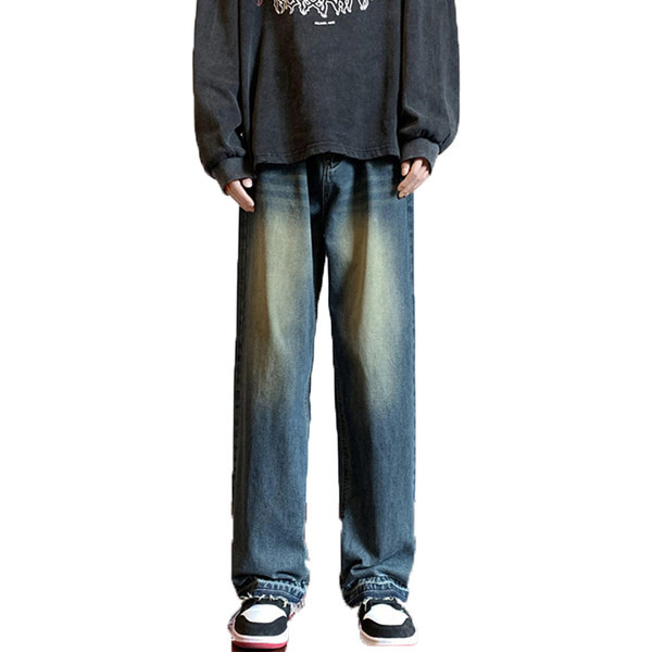 Ανδρικό ανοιξιάτικο τζιν ίσιο μοντέλο με τσέπη