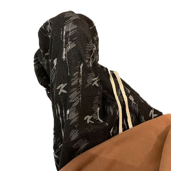 Rebitud mustriga pikad meeste vabaaja teksad