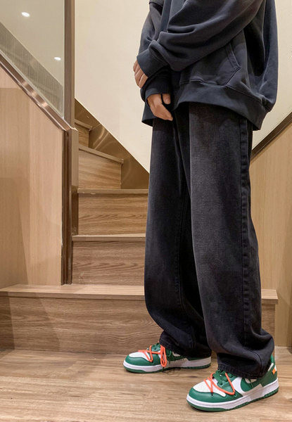 Új széles modell férfi farmer