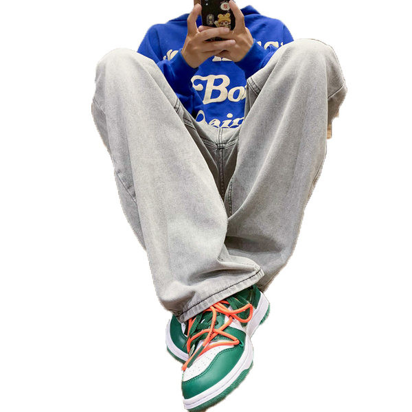 Új széles modell férfi farmer