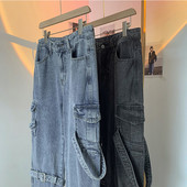 Vyriškų džinsų švarus modelis su kišene