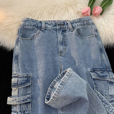 Vyriškų džinsų švarus modelis su kišene