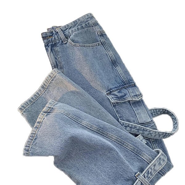 Vyriškų džinsų švarus modelis su kišene