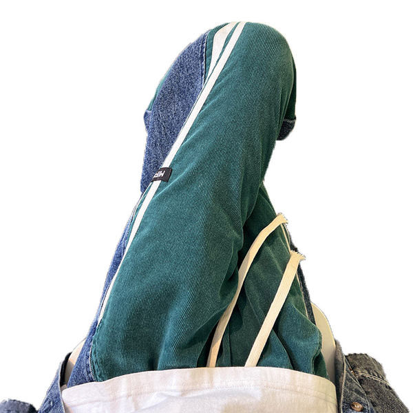 Meeste teksapükste lai ääristega mudel