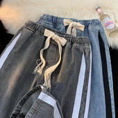 Kahes värvitoonis paeltega meeste vabaaja teksad