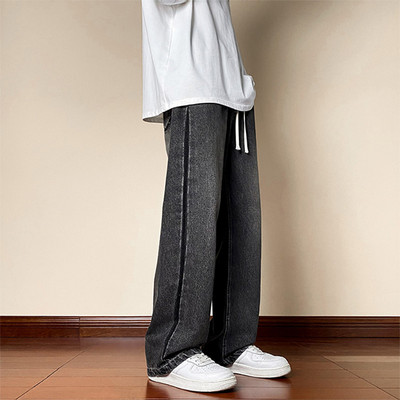 Ανδρικό Vintage τζιν με τσέπη και γραβάτες