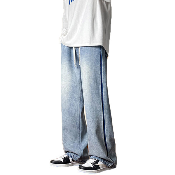 Ανδρικό Vintage τζιν με τσέπη και γραβάτες