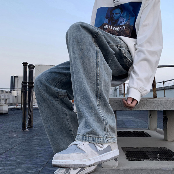 Férfi alkalmi farmernadrág három színben