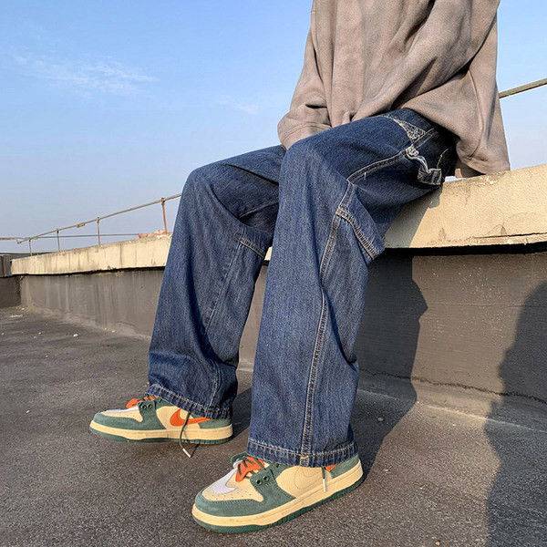 Férfi alkalmi farmernadrág három színben