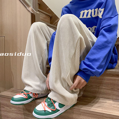 Alkalmi férfi farmer fűzővel és zsebbel