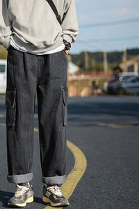 Ανδρικό casual τζιν με πλαϊνές τσέπες