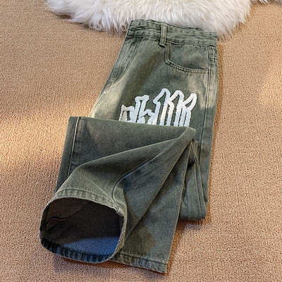 Ανδρικό casual ψηλόμεσο τζιν τσέπης