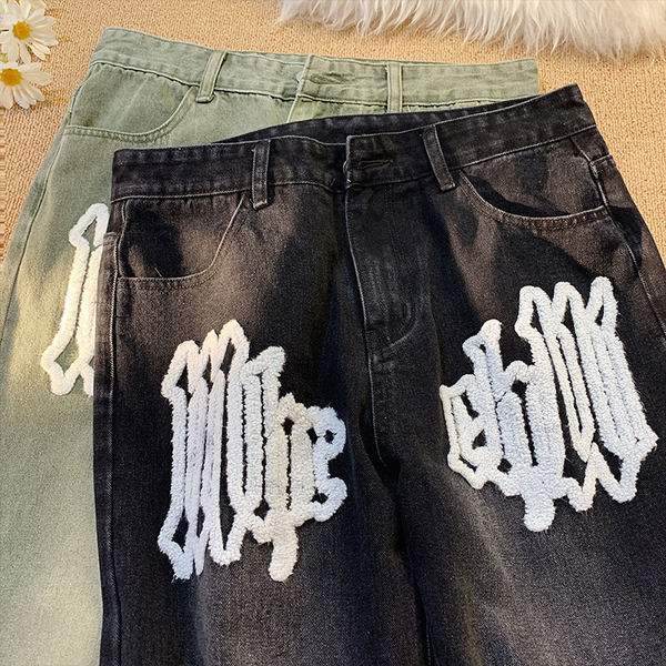 Ανδρικό casual ψηλόμεσο τζιν τσέπης