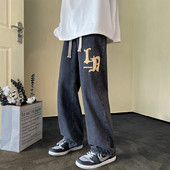 Kahes värvitoonis värvilise trükiga meeste teksad