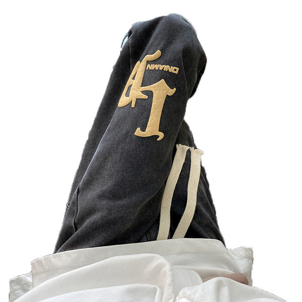 Kahes värvitoonis värvilise trükiga meeste teksad