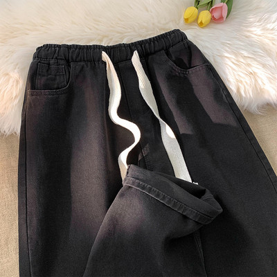 Férfi farmer fűzővel és zsebbel, két színben