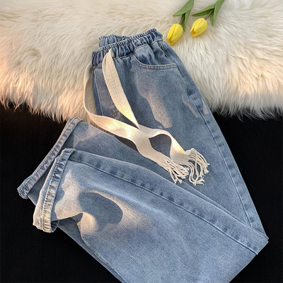 Férfi farmer fűzővel és zsebbel, két színben