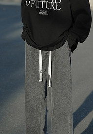 Meeste teksapükste puhas mudel paeltega heledas ja tumedas toonis