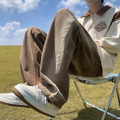 Ανδρικό τζιν casual σε τρία χρώματα