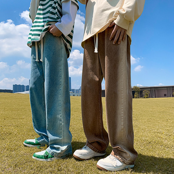 Ανδρικό τζιν casual σε τρία χρώματα