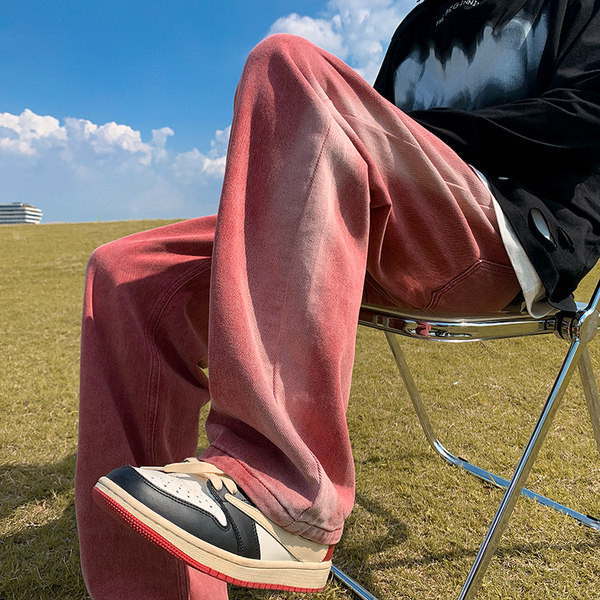 Ανδρικό τζιν casual σε τρία χρώματα
