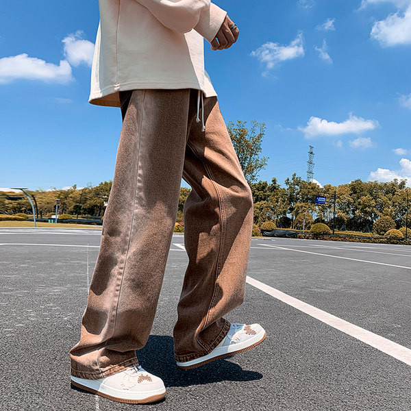 Ανδρικό τζιν casual σε τρία χρώματα