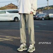 Ανδρικό casual τζιν με κορδόνια νέο μοντέλο