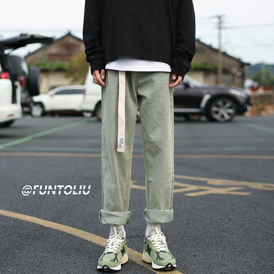 Ανδρικό casual τζιν με κορδόνια νέο μοντέλο