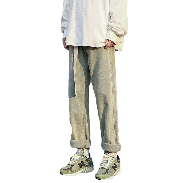 Ανδρικό casual τζιν με κορδόνια νέο μοντέλο