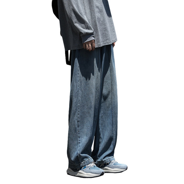 Vyriškų džinsų švarus modelis su kišene