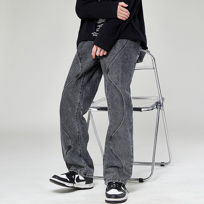 Ανδρικό τζιν casual φαρδύ